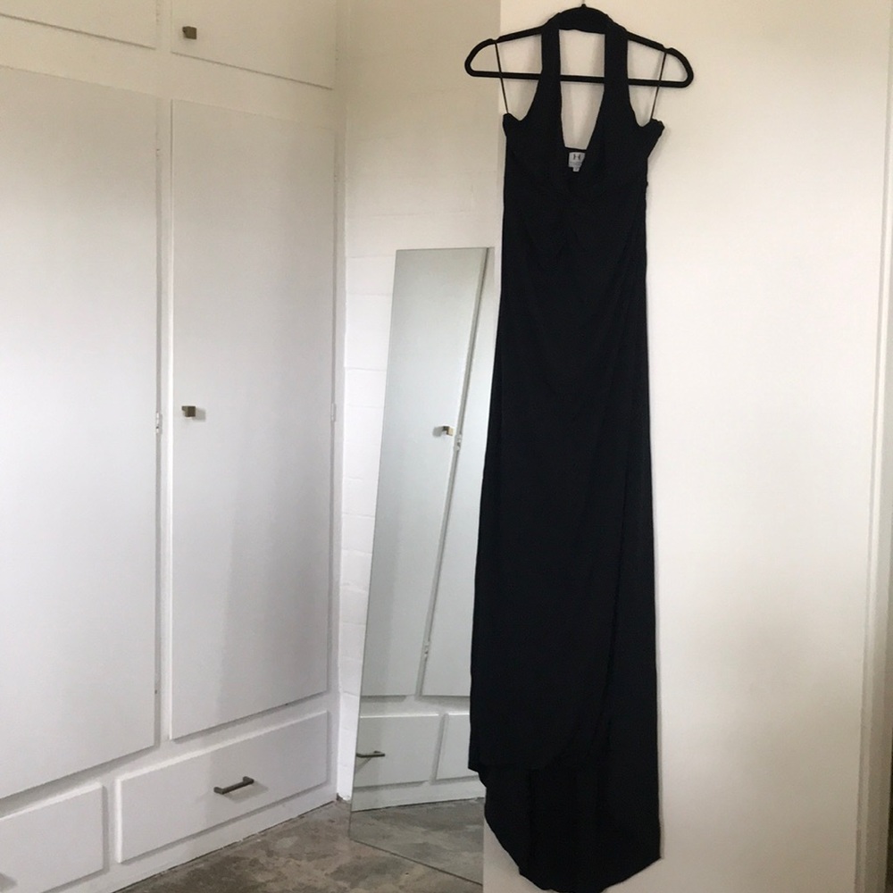 Halston Heritage halter gown